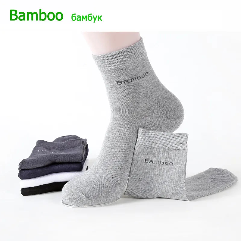 10 Paare Bambusfasersocken Männer