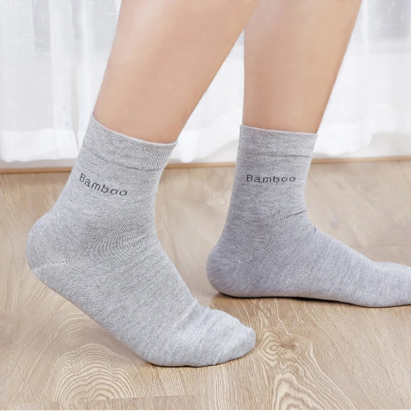 10 Paare Bambusfasersocken Männer