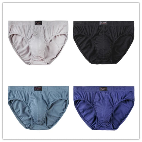 4er-Set Baumwoll-Herren-Slips Unterhosen