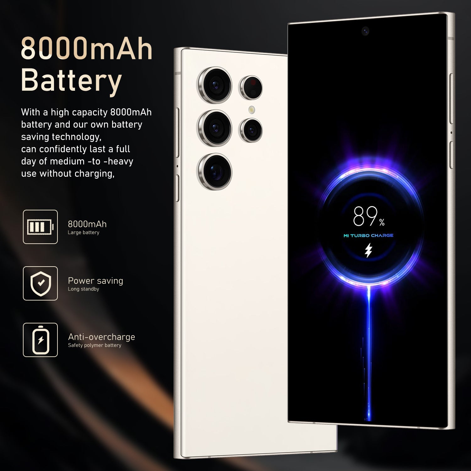 Grenzüberschreitendes neues S24 Smart Android Phone 7.3