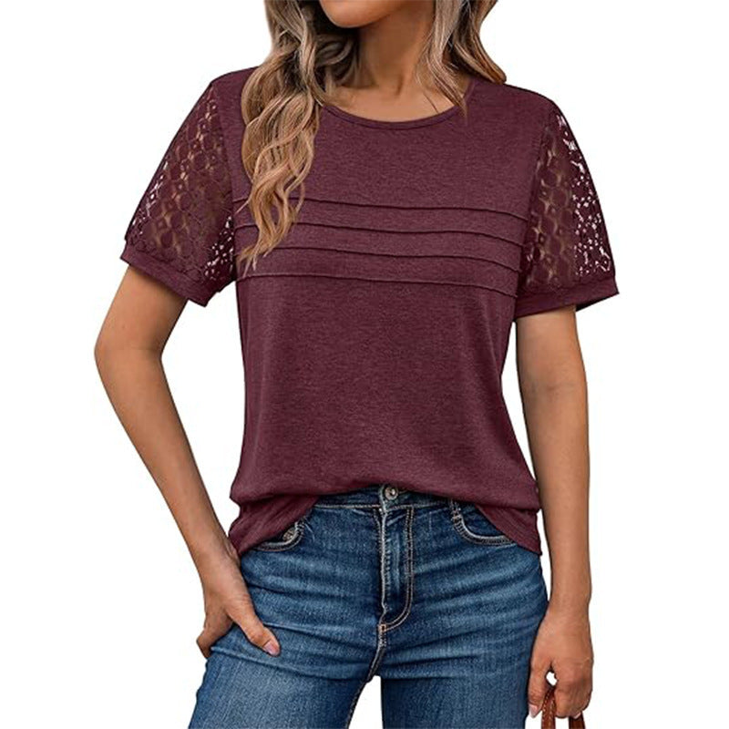 T-Shirt im  Resort-Stil – Casual in 6 Farben