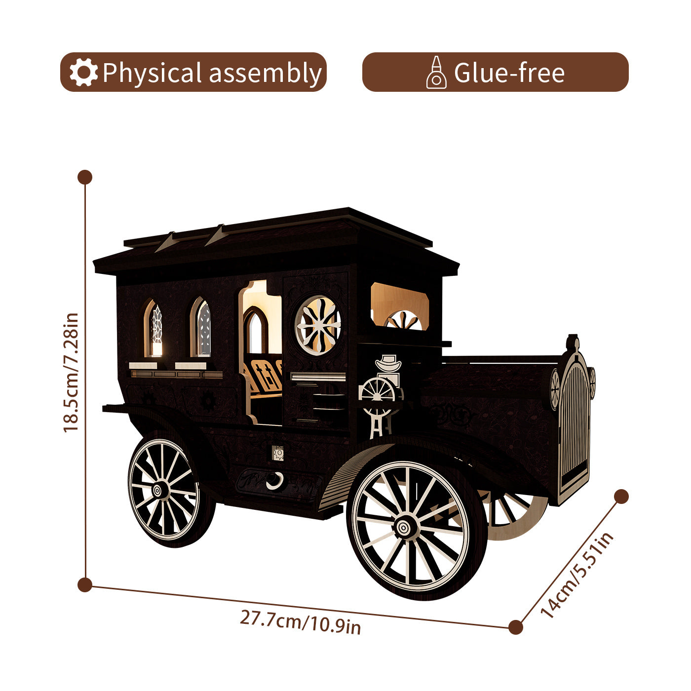 Magisches Holzauto
