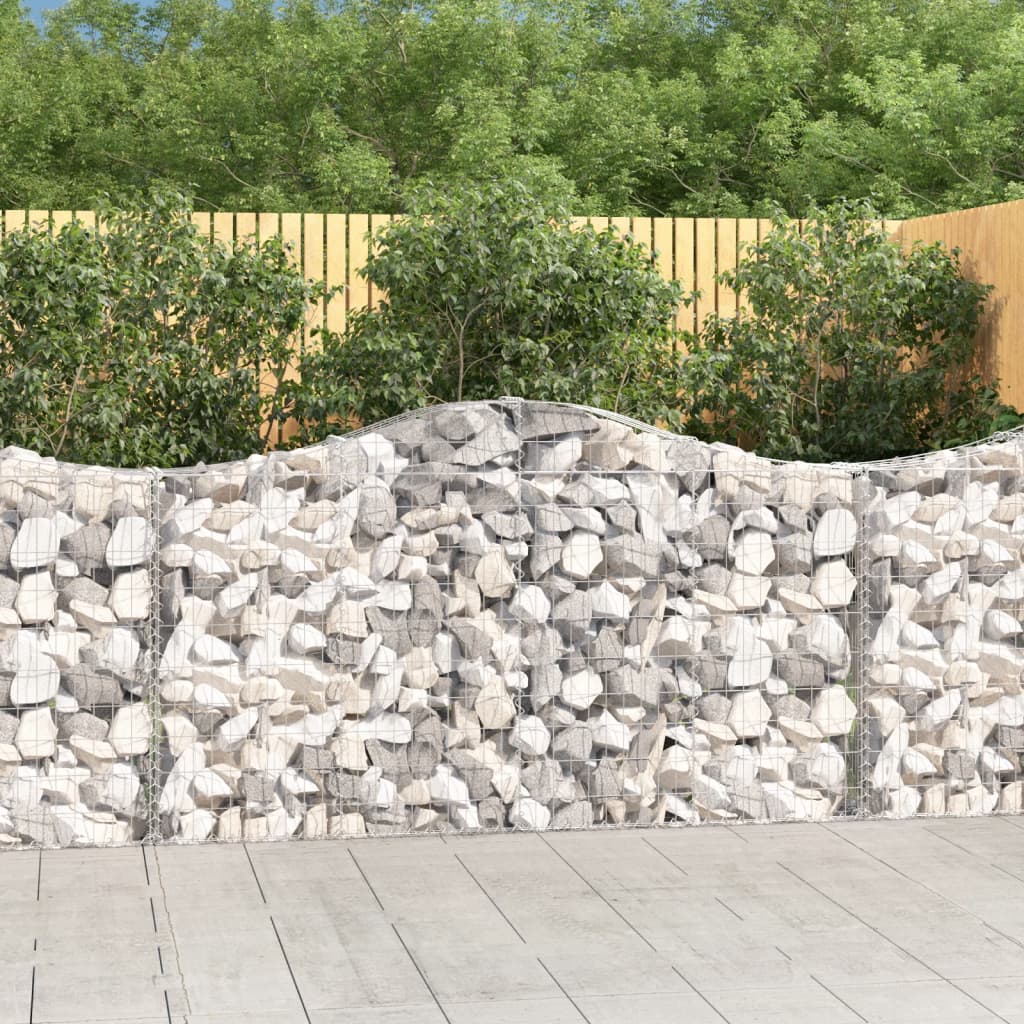 Gabion mit Hochbogen aus verzinktem Eisen