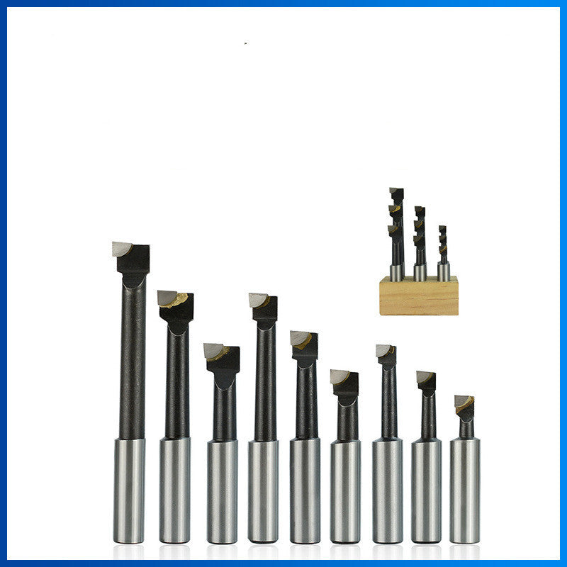 9-teiliger Satz metrischer Bohrstangen-Holzfräser