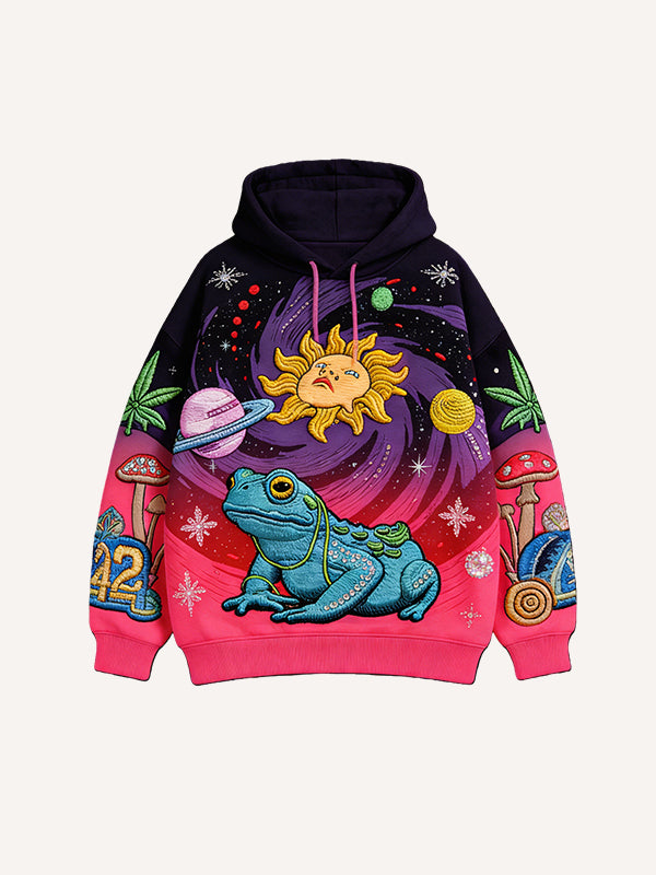 Pullover mit locker sitzendem Hoodie