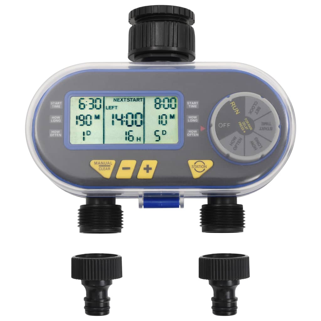 Automatischer digitaler Dual-Outlet-Bewässerungstimer
