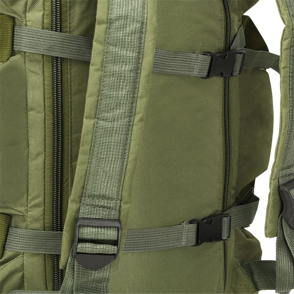 3-in-1 Duffel Bag Army Style 45 L Olive Green