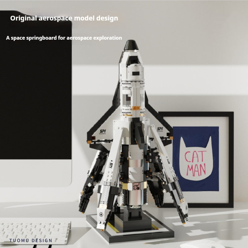 Space Shuttle Bausatz aus Konstruktionssteinen