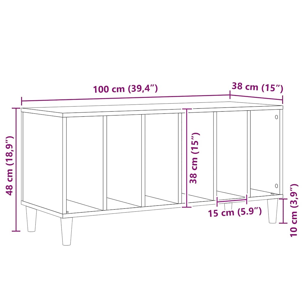 Plattenschrank
