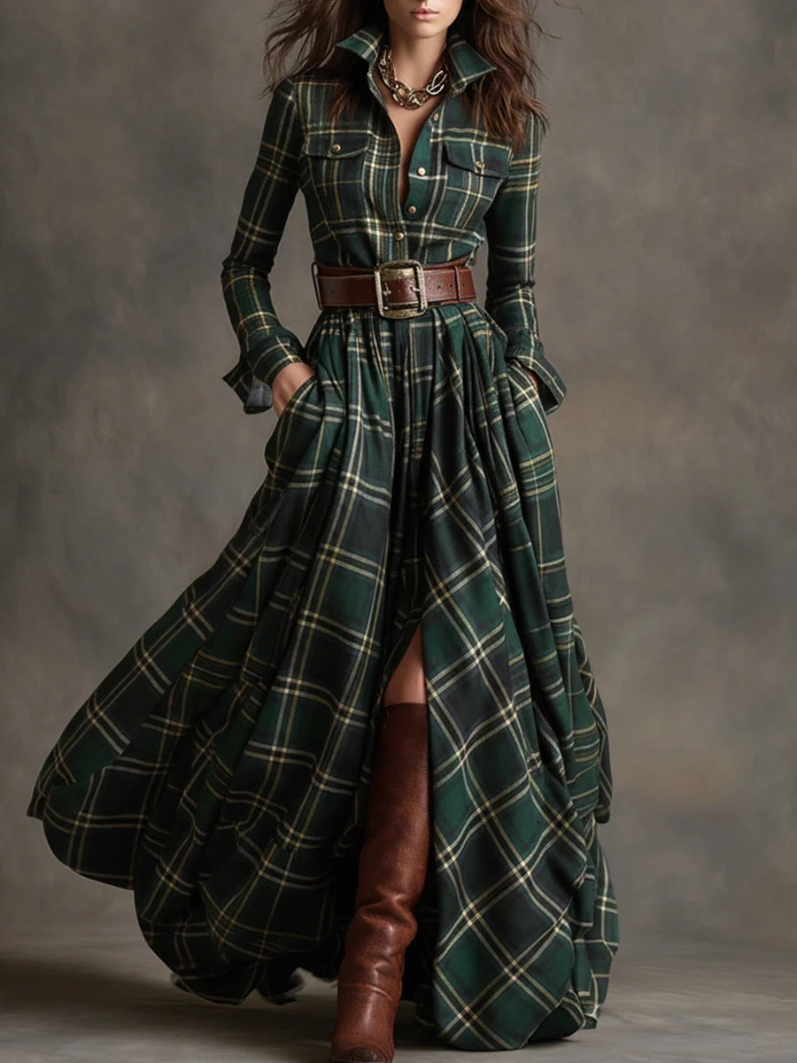 Französisches Retro Kleid