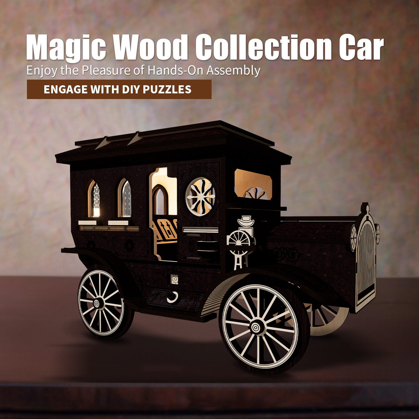 Magisches Holzauto