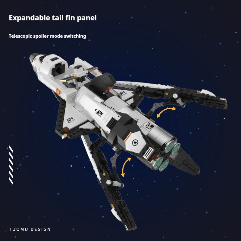 Space Shuttle Bausatz aus Konstruktionssteinen