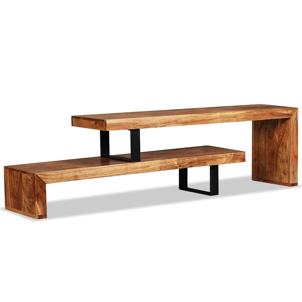 TV-Schrank aus massivem Akazienholz oder Mangoholz erhältlich