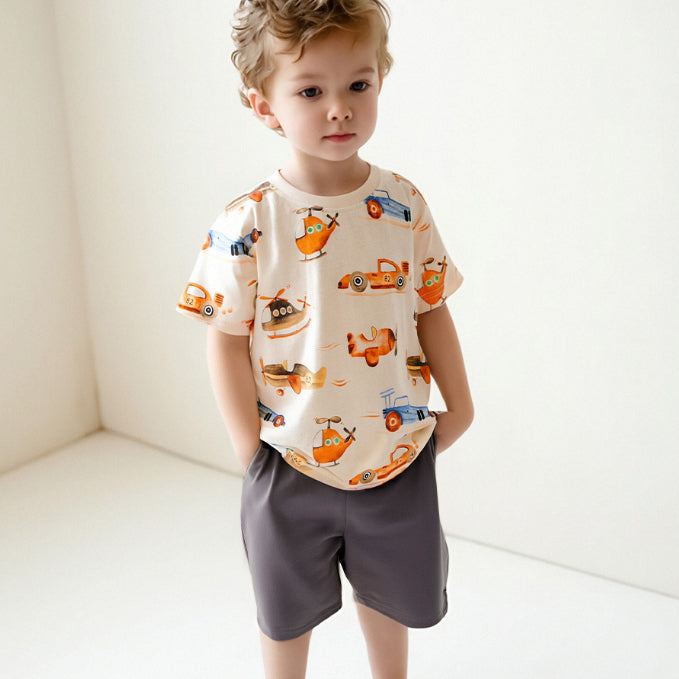 Kinder T-Shirt und Shorts - Set für Sommer Neulinge