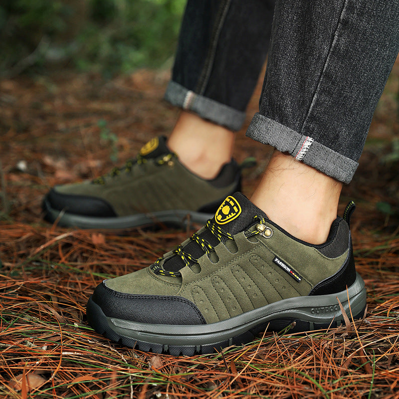 Herren- und Damen-Herbstwinter-Lederwanderschuhe