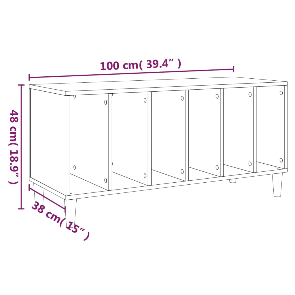 Plattenschrank