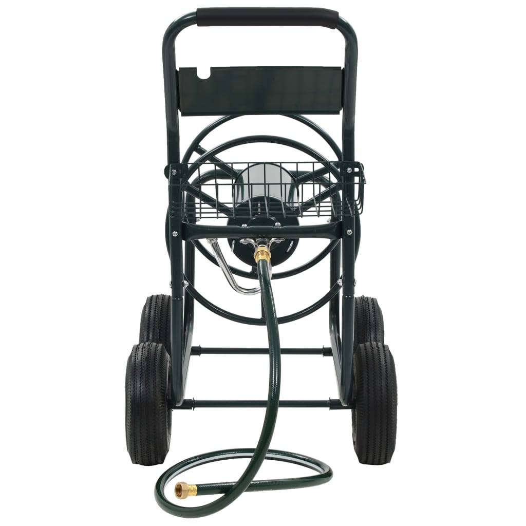 Gartenschlauchspule mit 1/2" Schlauchverbindung, 75 m aus Stahl