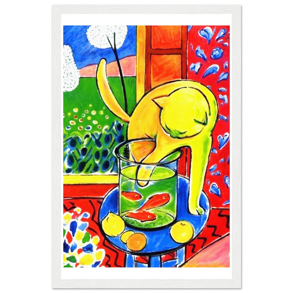 Henri Matisse the Cat With Red Fishes 1914 Poster