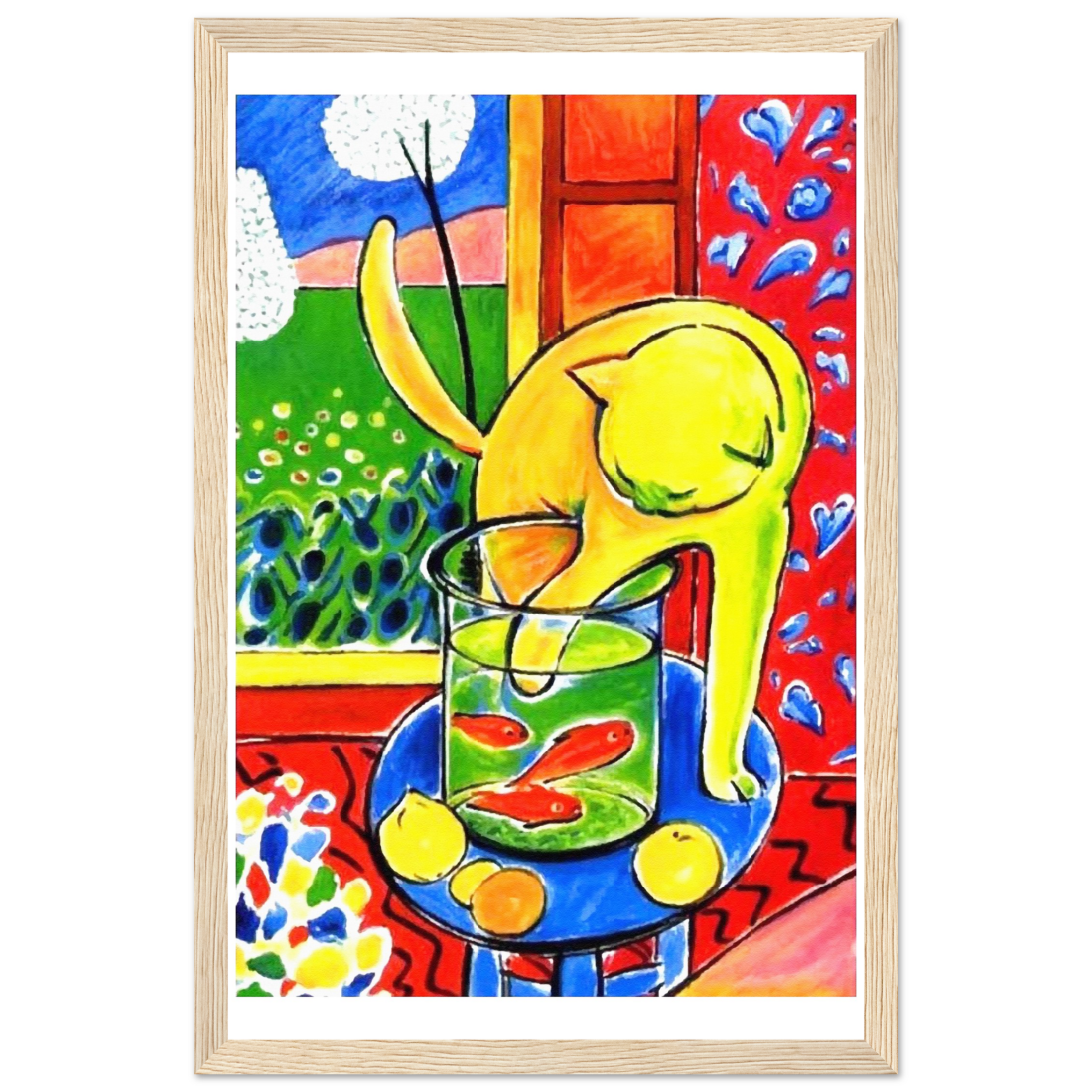 Henri Matisse the Cat With Red Fishes 1914 Poster